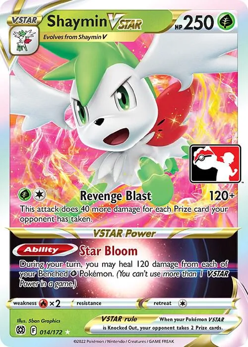 Shaymin VSTAR #14 – Prize Pack Series Cards