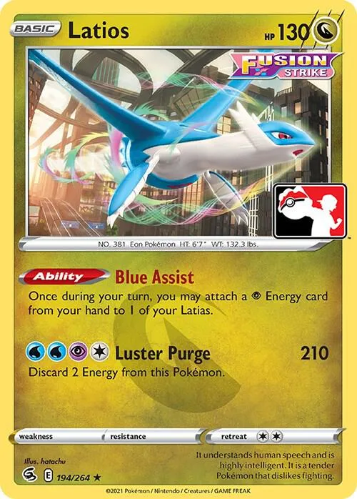 Latios #194 – Prize Pack Series Cards