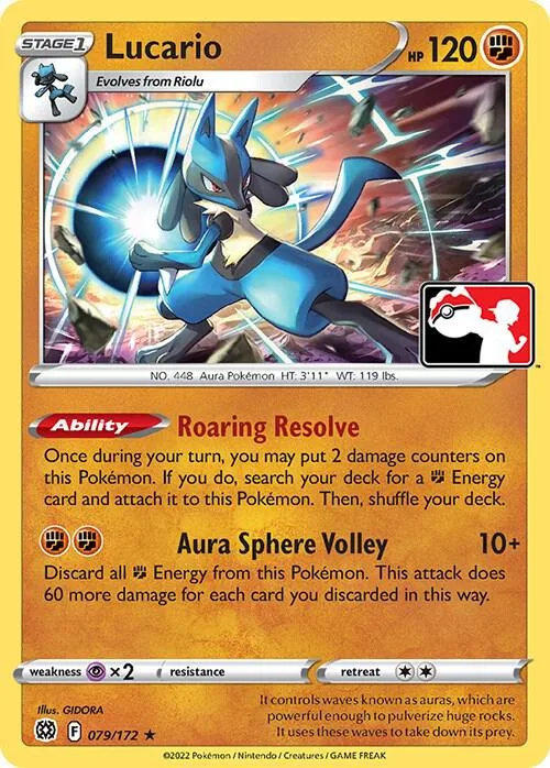Lucario #79 – Prize Pack Series Cards