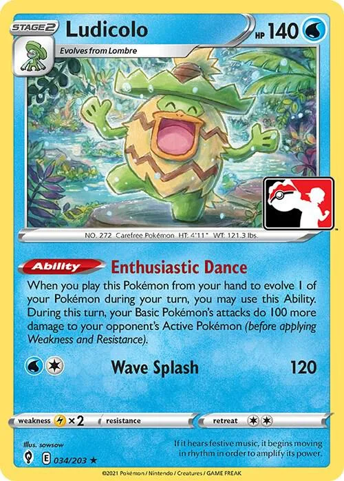 Ludicolo #34 – Prize Pack Series Cards