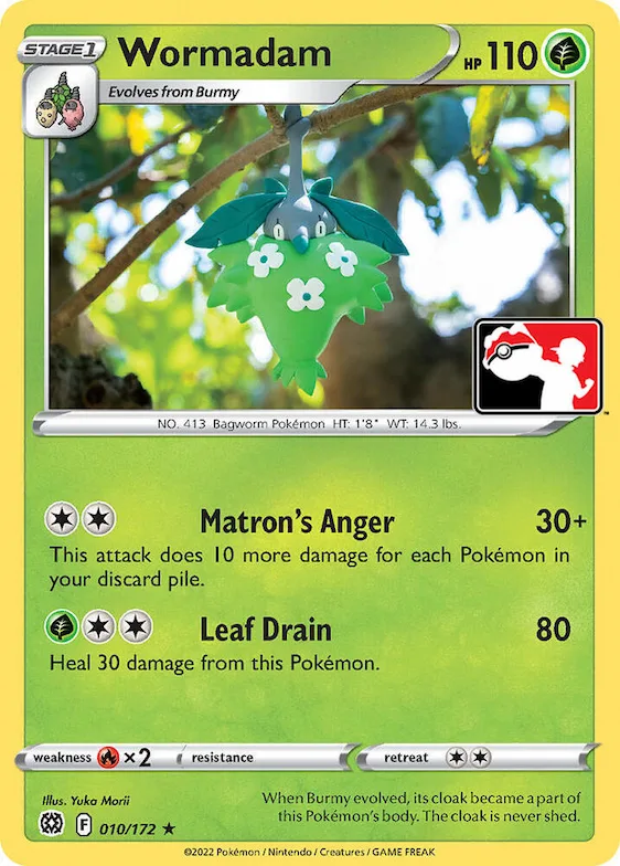 Wormadam (010) #10 – Prize Pack Series Cards
