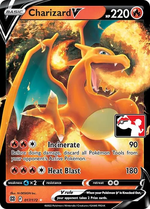 Charizard V (Prize Pack Series 2) #17 – Prize Pack Series Cards
