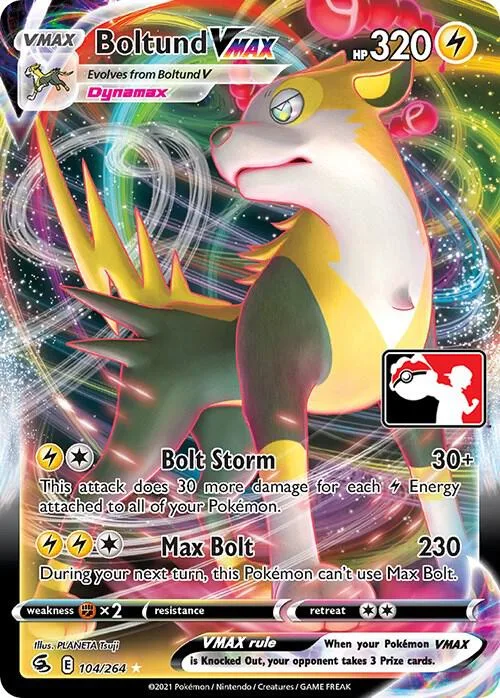 Boltund VMAX #104 – Prize Pack Series Cards