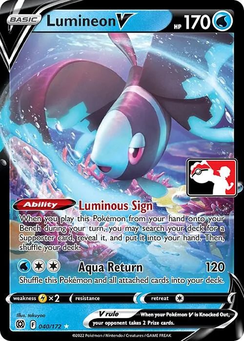 Lumineon V #40 – Prize Pack Series Cards
