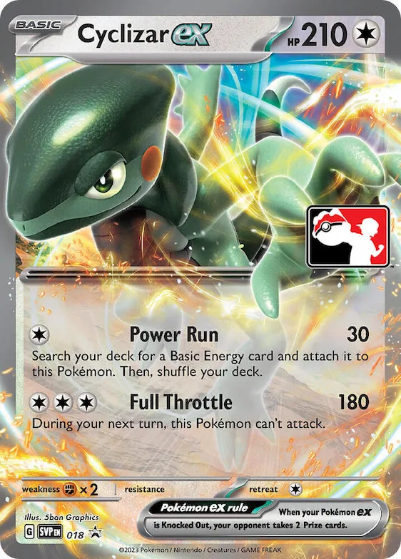 Cyclizar ex #18 – Prize Pack Series Cards