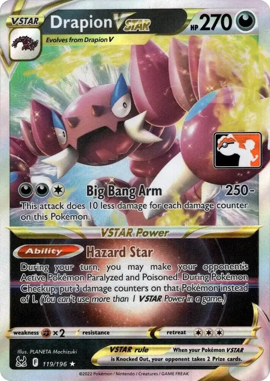 Drapion VSTAR #119 – Prize Pack Series Cards