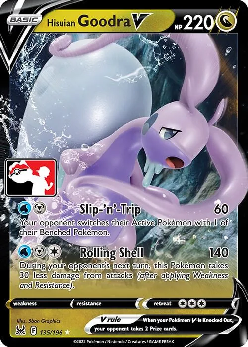 Hisuian Goodra V #135 – Prize Pack Series Cards