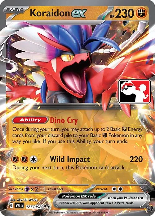 Koraidon ex #125 – Prize Pack Series Cards
