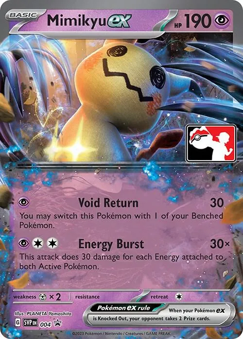 Mimikyu ex #4 – Prize Pack Series Cards