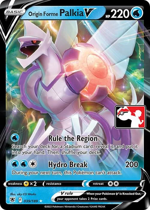 Origin Forme Palkia V #39 – Prize Pack Series Cards