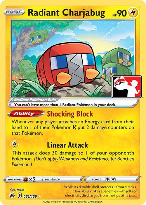 Radiant Charjabug #51 – Prize Pack Series Cards