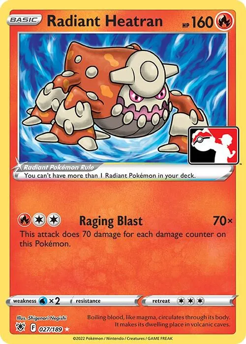 Radiant Heatran #27 – Prize Pack Series Cards