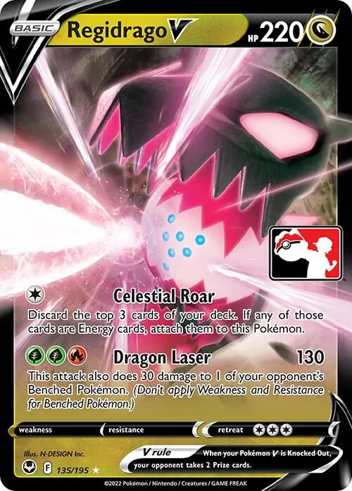 Regidrago V #135 – Prize Pack Series Cards