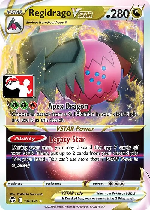 Regidrago VSTAR #136 – Prize Pack Series Cards