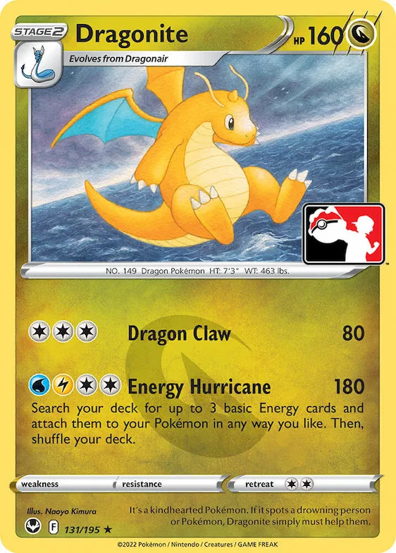Dragonite #131 – Prize Pack Series Cards