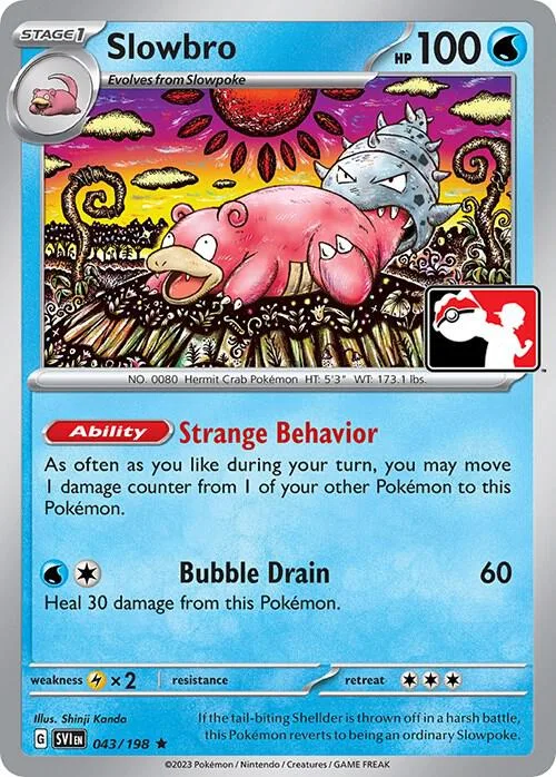 Slowbro #43 – Prize Pack Series Cards