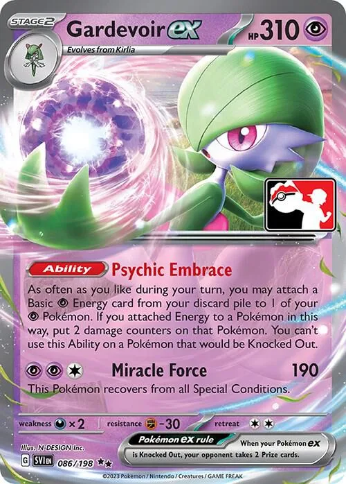 Gardevoir ex #86 – Prize Pack Series Cards