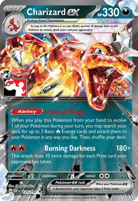 Charizard ex #125 – Prize Pack Series Cards