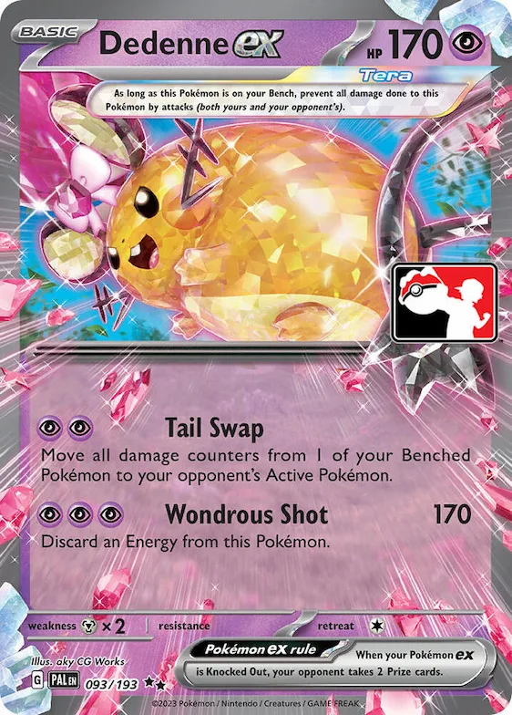 Dedenne ex #93 – Prize Pack Series Cards