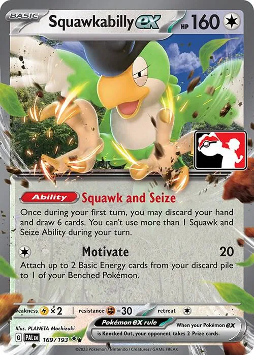 Squawkabilly ex #169 – Prize Pack Series Cards