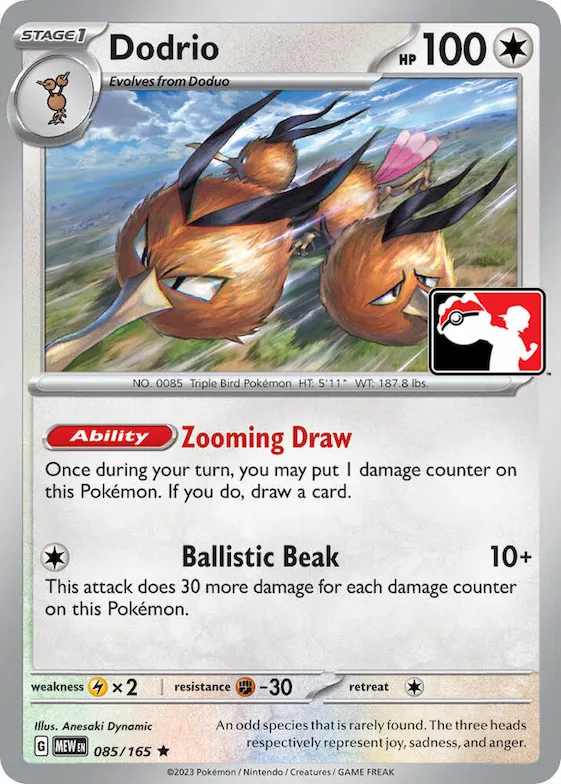 Dodrio #85 – Prize Pack Series Cards