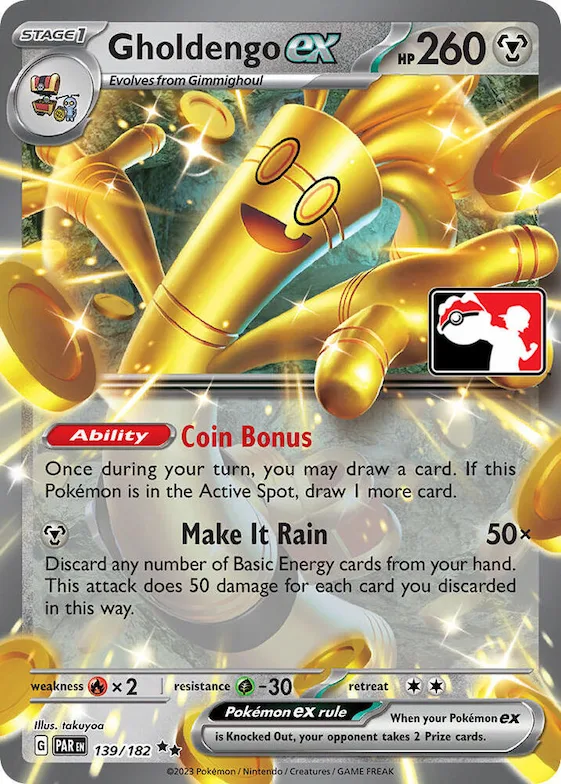 Gholdengo ex #139 – Prize Pack Series Cards