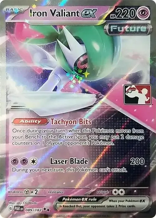 Iron Valiant ex #89 – Prize Pack Series Cards