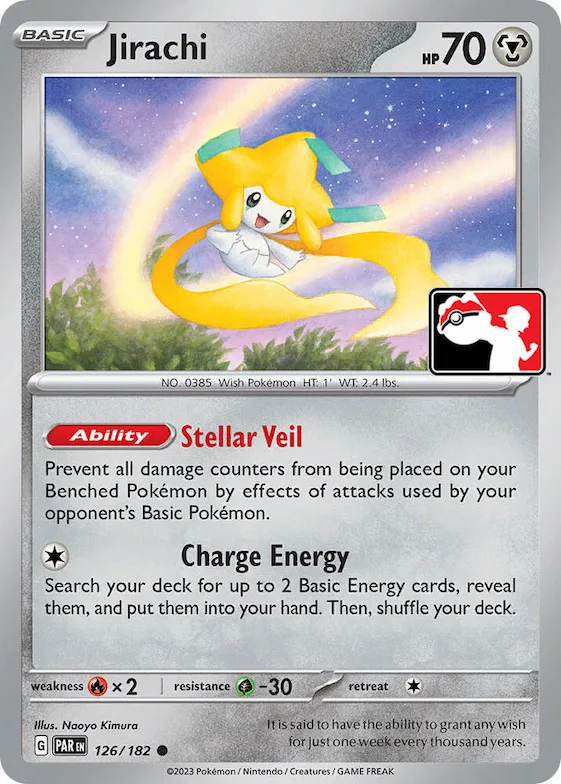 Jirachi #126 – Prize Pack Series Cards