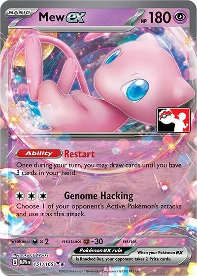 Mew ex #151 – Prize Pack Series Cards