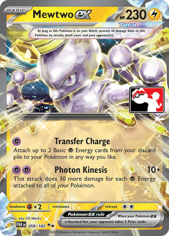 Mewtwo ex #58 – Prize Pack Series Cards