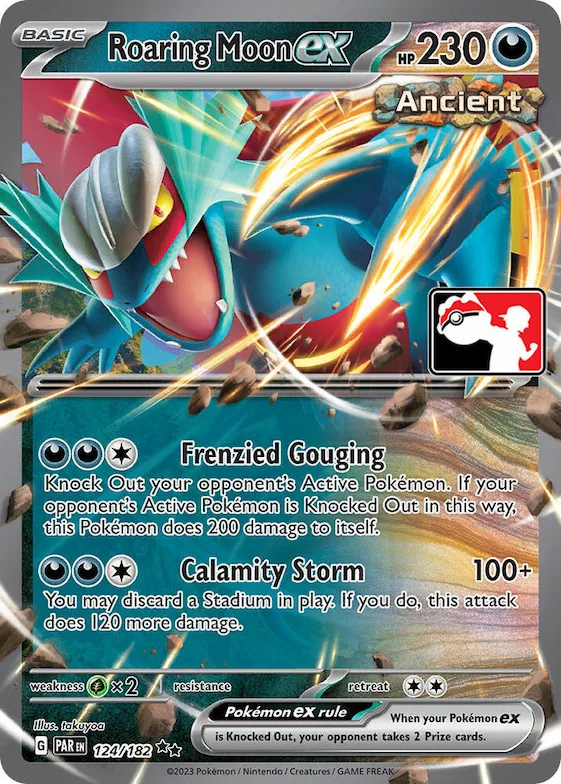 Roaring Moon ex #124 – Prize Pack Series Cards
