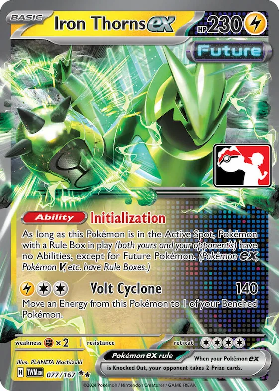 Iron Thorns ex #77 – Prize Pack Series Cards