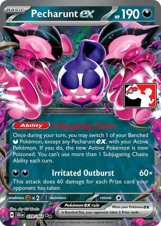 Pecharunt ex #39 – Prize Pack Series Cards