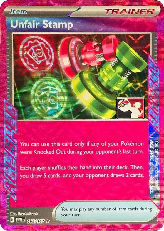 Unfair Stamp #165 – Prize Pack Series Cards