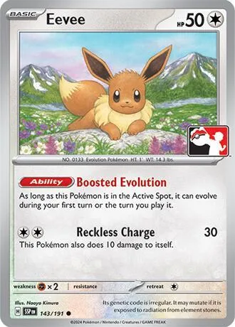 Eevee #143 – Prize Pack Series Cards