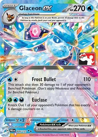 Glaceon ex #26 – Prize Pack Series Cards