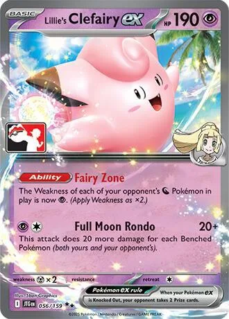 Lillie's Clefairy ex #56 – Prize Pack Series Cards