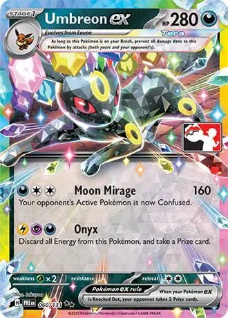 Umbreon ex #60 – Prize Pack Series Cards
