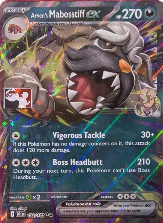 Arven's Mabosstiff ex #139 – Prize Pack Series Cards