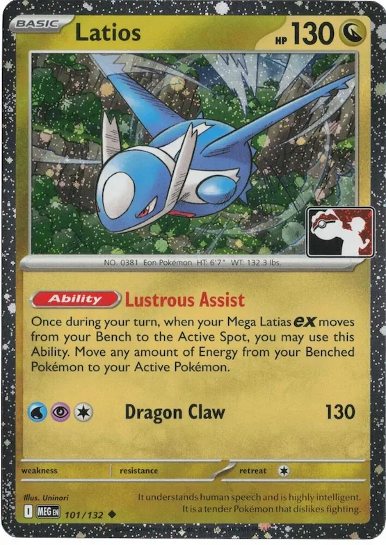 Latios #101 – Prize Pack Series Cards