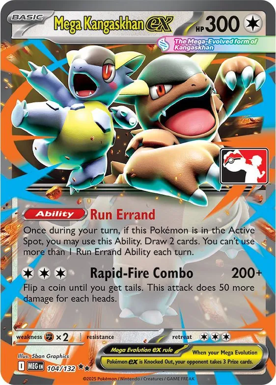 Mega Kangaskhan ex #104 – Prize Pack Series Cards