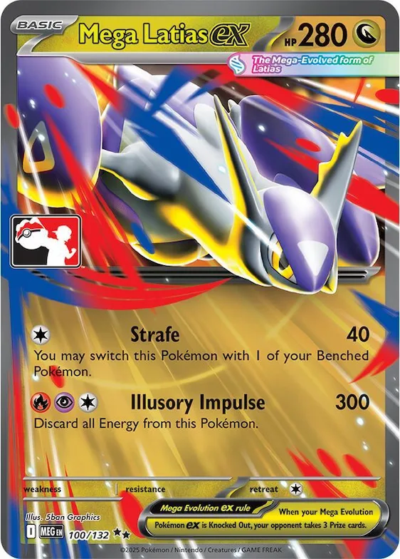 Mega Latias ex #100 – Prize Pack Series Cards