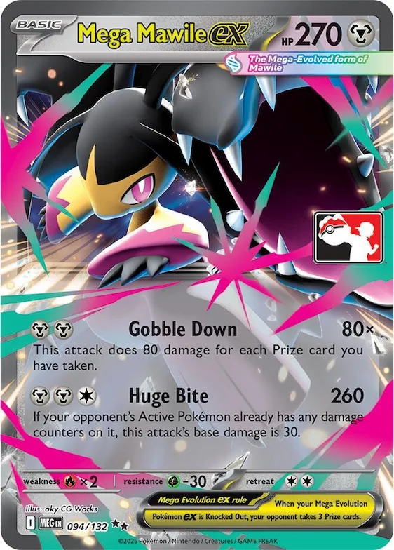 Mega Mawile ex #94 – Prize Pack Series Cards