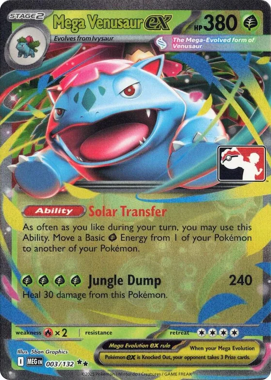 Mega Venusaur ex #3 – Prize Pack Series Cards