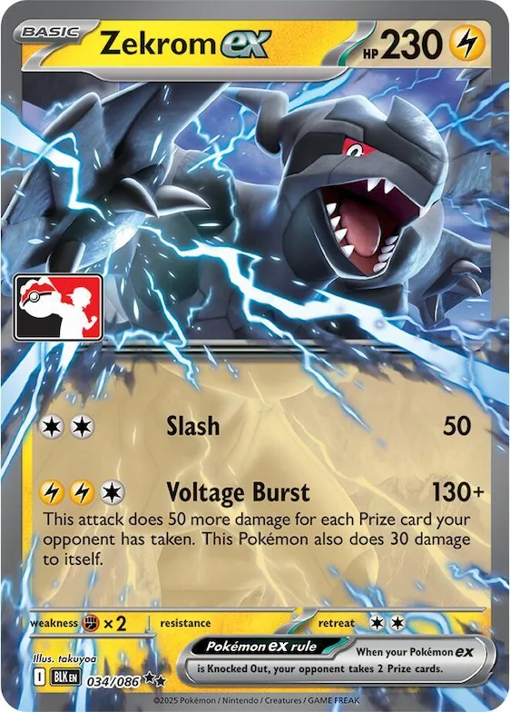 Zekrom ex #34 – Prize Pack Series Cards