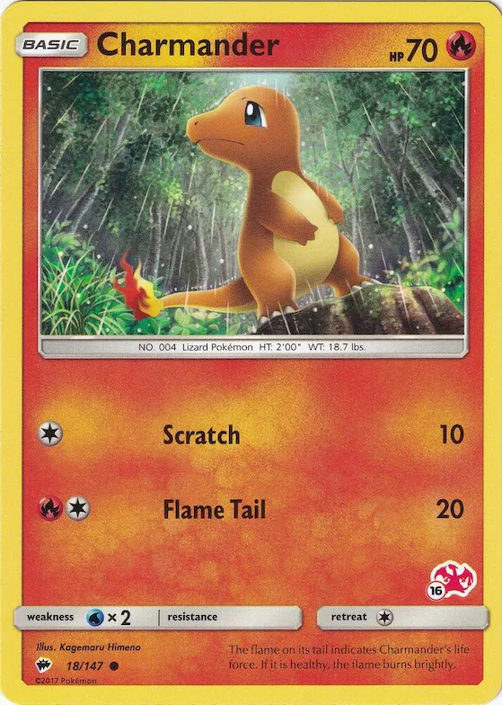 Charmander (#16 Charizard Stamped) #18 – Battle Academy