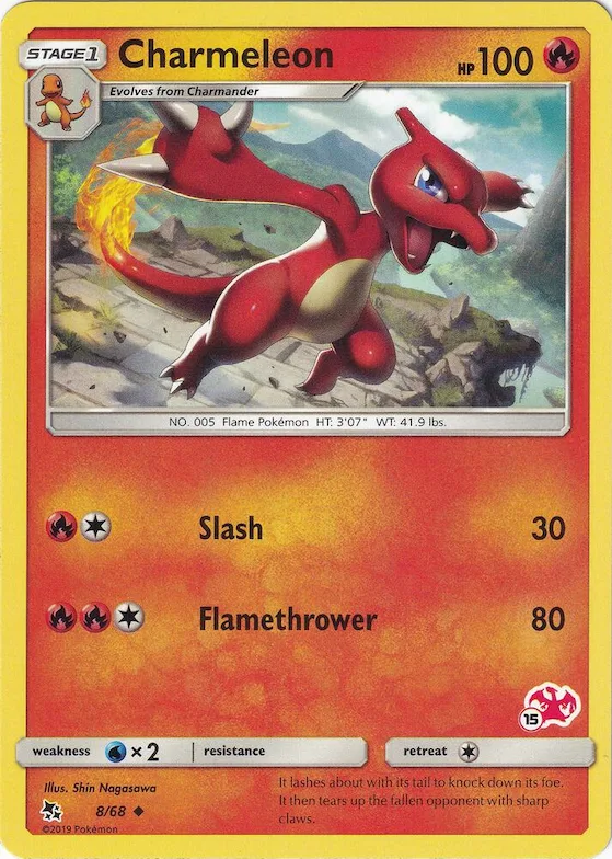 Charmeleon (#15 Charizard Stamped) #8 – Battle Academy