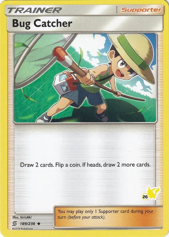 Bug Catcher (#26 Pikachu Stamped) #189 – Battle Academy