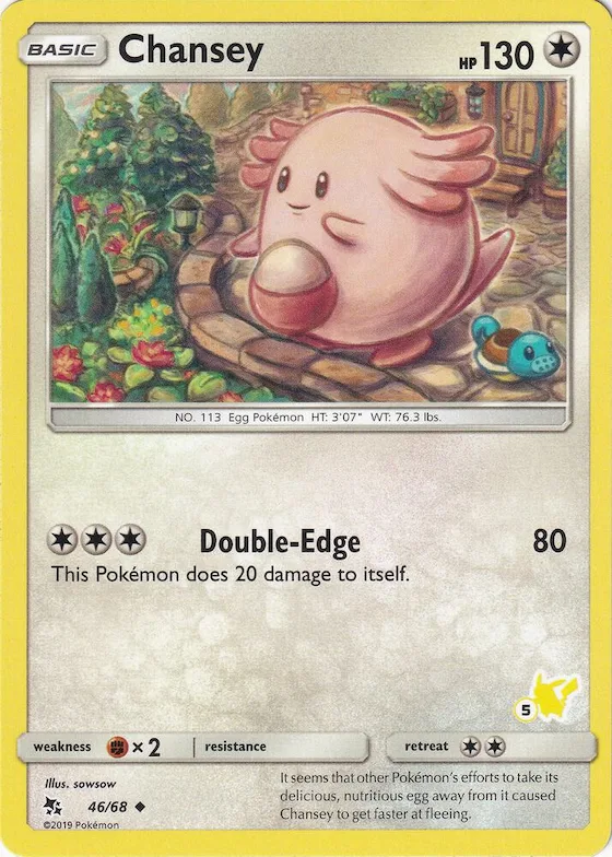 Chansey (#5 Pikachu Stamped) #46 – Battle Academy
