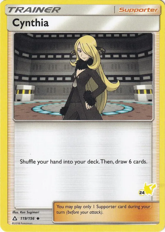 Cynthia (#24 Pikachu Stamped) #119 – Battle Academy